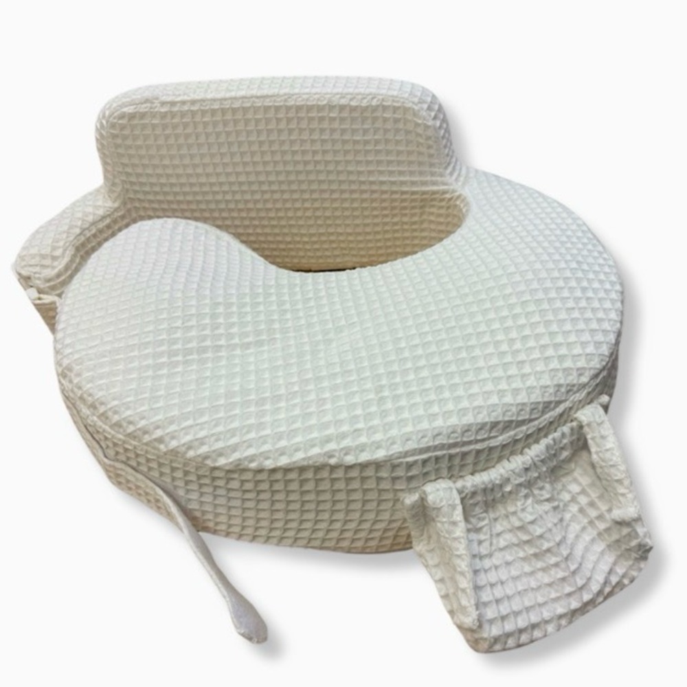 My Brest Friend Super Deluxe Nursing Pillow- White Waffle